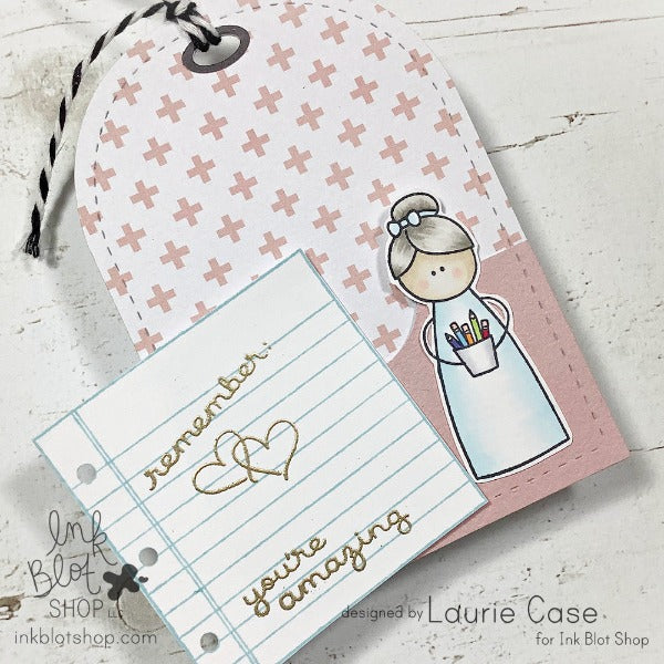 Little Notes :: 6x8 Clear Stamp Set