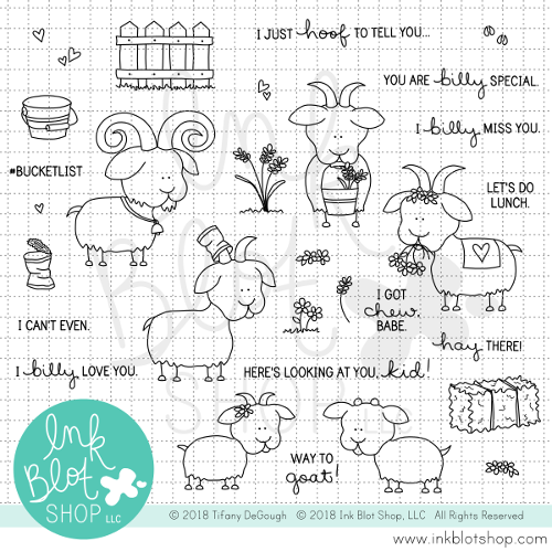 Billy Silly Goats :: 6x8 Clear Stamp Set