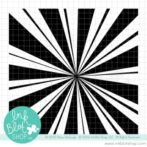 Burst Background :: 6x6 Clear Stamp