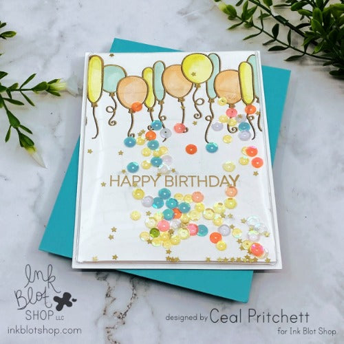 Party Borders :: 6x8 Clear Stamp Set