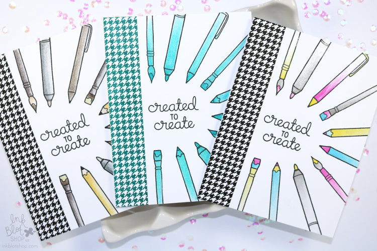 Arts & Crafts Icons :: 6x8 Clear Stamp Set