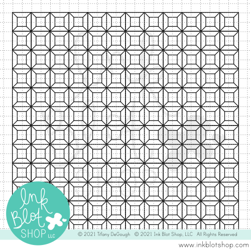 Dimensional Blocks Background :: 6x6 Clear Stamp