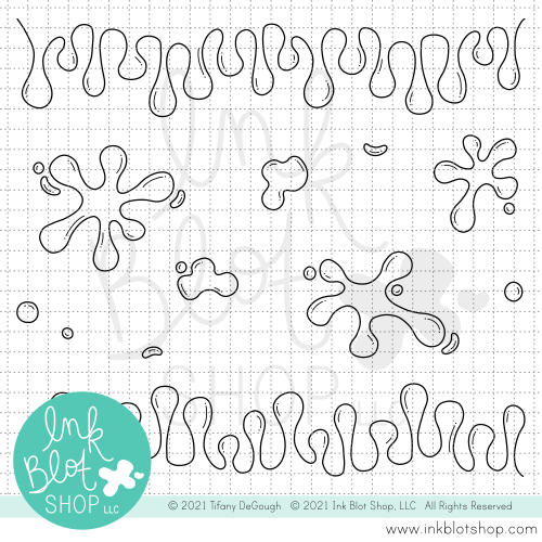 Drips & Splats :: 4x6 Clear Stamp Set