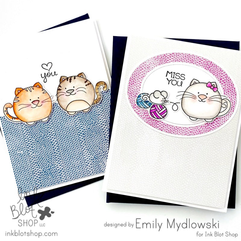 Fat Cats :: 4x6 Clear Stamp Set