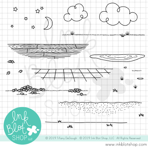 Get Grounded :: 4x6 Clear Stamp Set