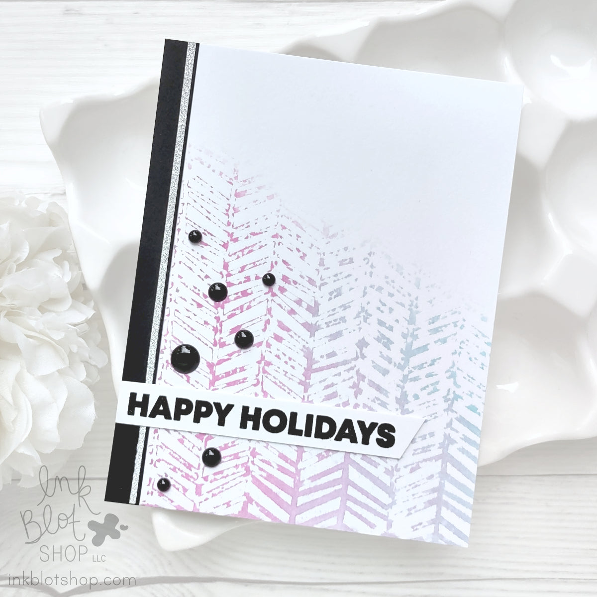 Mixed Holiday Greetings :: 4x6 Clear Stamp Set