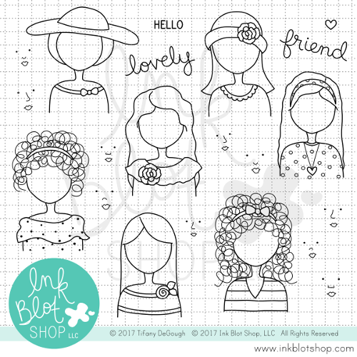 Hello Lovely :: 4x8 Clear Stamp Set