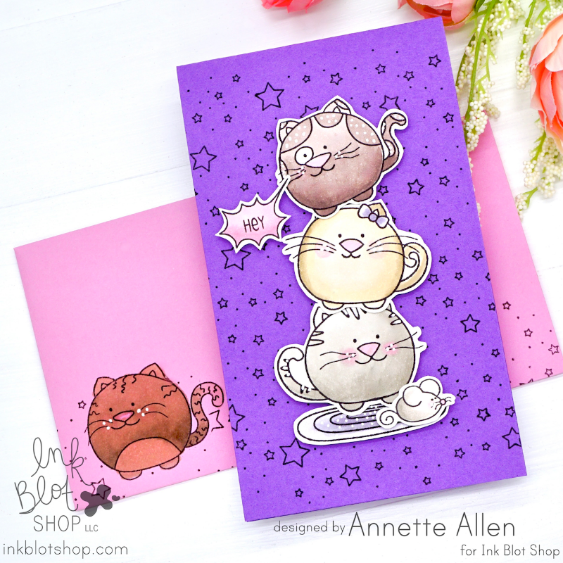 Fat Cats :: 4x6 Clear Stamp Set