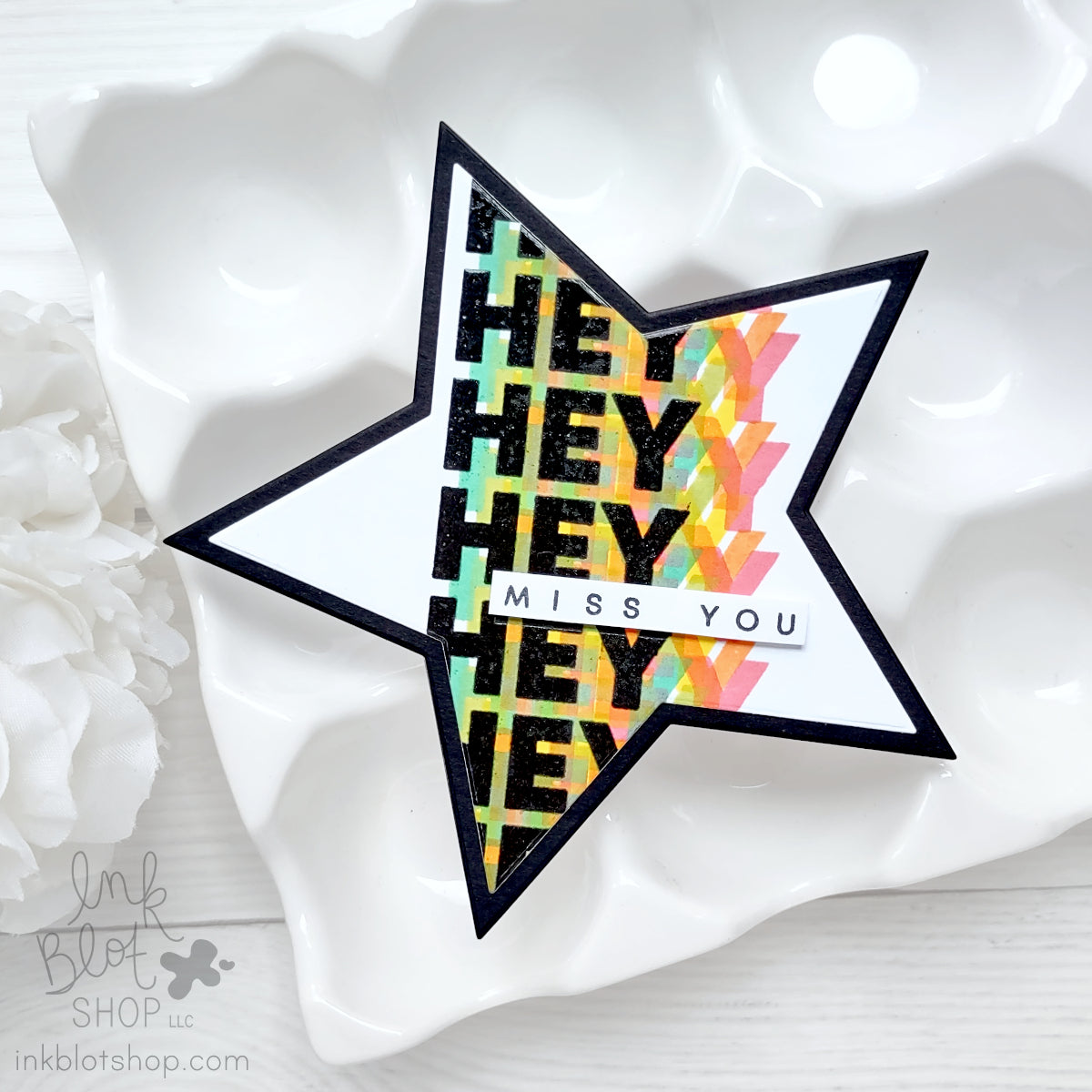 Happy Yay Hey Backgrounds :: 6x6 Clear Stamp