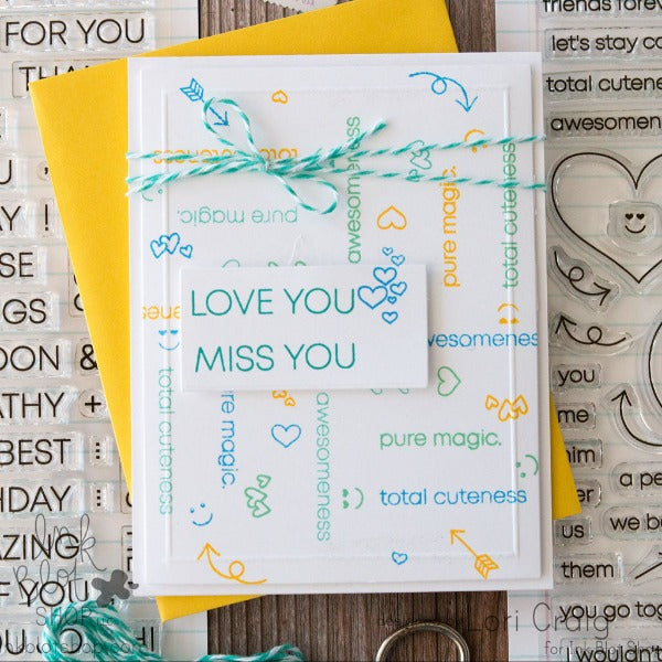 Simple Sayings :: 4x8 Clear Stamp Set