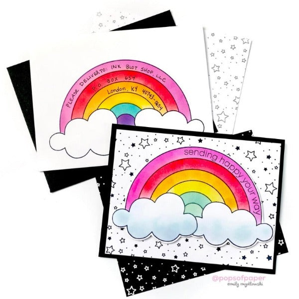 Giant Rainbow :: 4x6 Clear Stamp Set