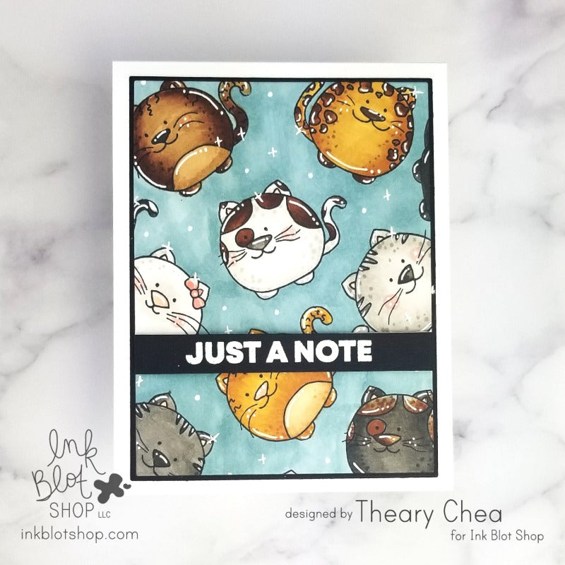 Fat Cats :: 4x6 Clear Stamp Set