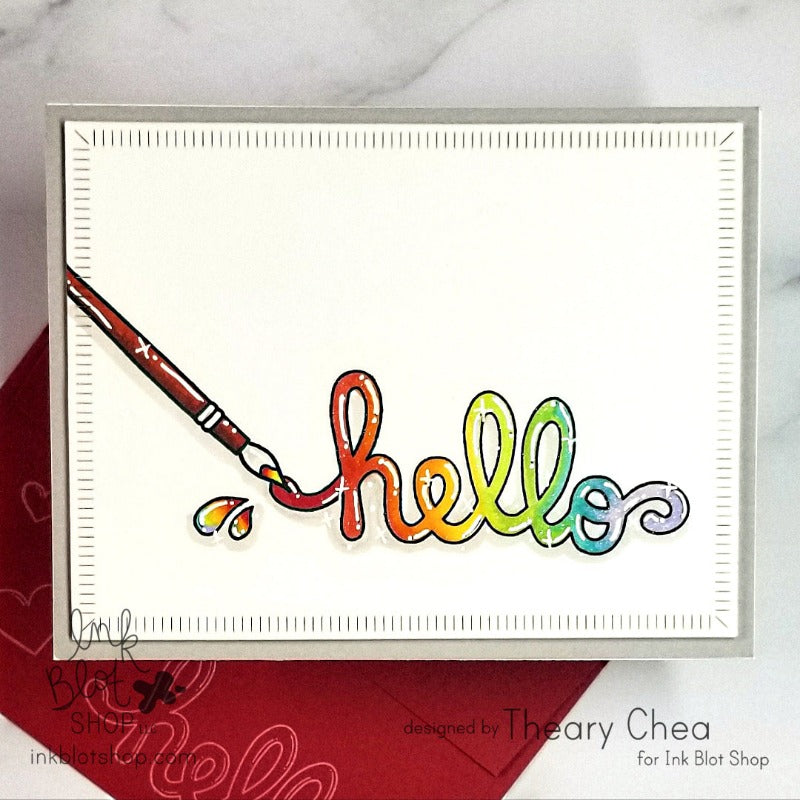 Bubble Words :: 4x6 Clear Stamp Set