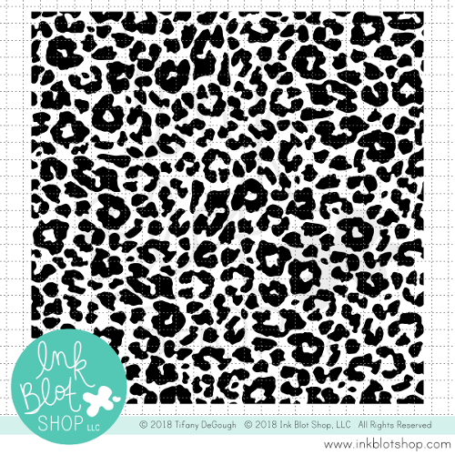 Leopard Print Background :: 6x6 Clear Stamp