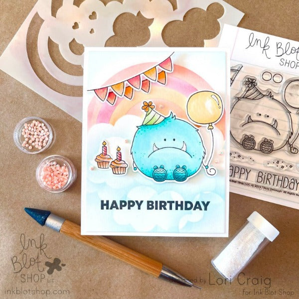 Party Monster :: 4x4 Clear Stamp Set