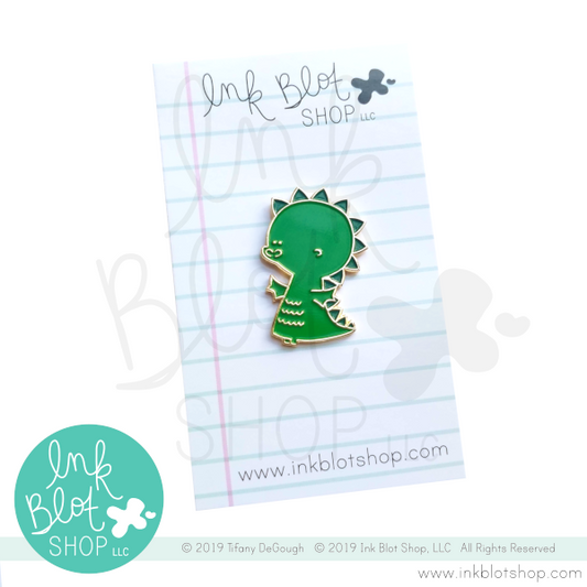 Little Green Dragon :: Enamel Pin