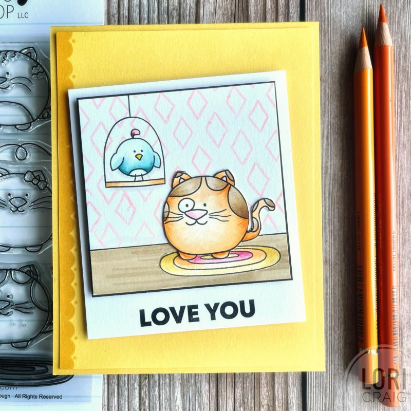 Fat Cats :: 4x6 Clear Stamp Set
