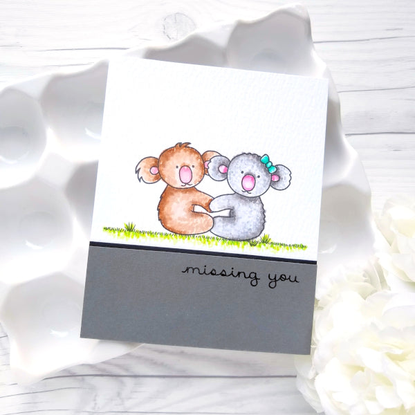 Koala Hugs :: 4x4 Clear Stamp Set