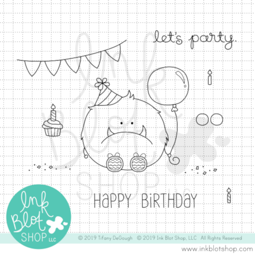 Party Monster :: 4x4 Clear Stamp Set