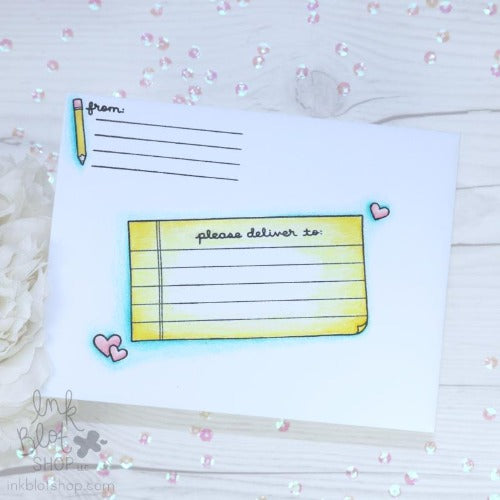 Please Deliver (PR106 - HA + Ink Blot Shop) :: 6x8 Clear Stamp Set