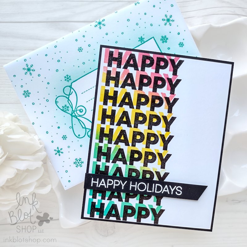 Happy Yay Hey Backgrounds :: 6x6 Clear Stamp