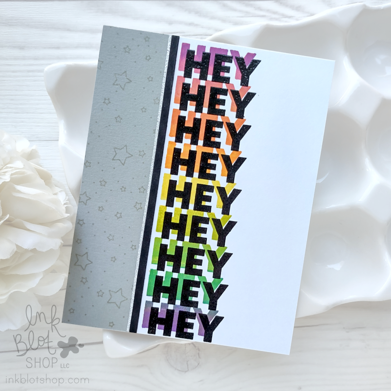 Happy Yay Hey Backgrounds :: 6x6 Clear Stamp