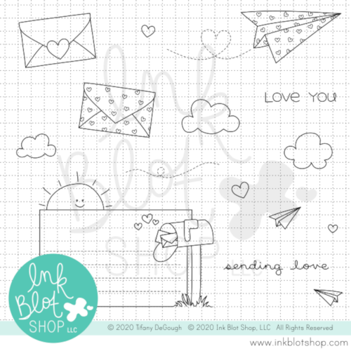 Sending Love :: 4x8 Clear Stamp Set