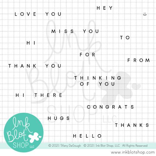Spaced Out Greetings :: 2x4 Clear Stamp Set