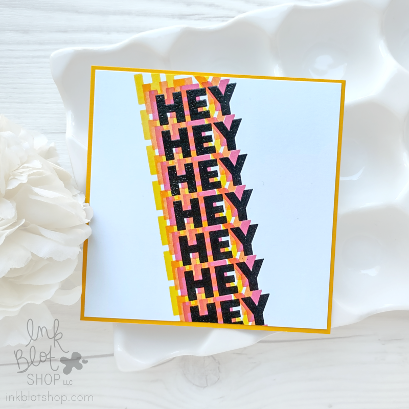 Happy Yay Hey Backgrounds :: 6x6 Clear Stamp
