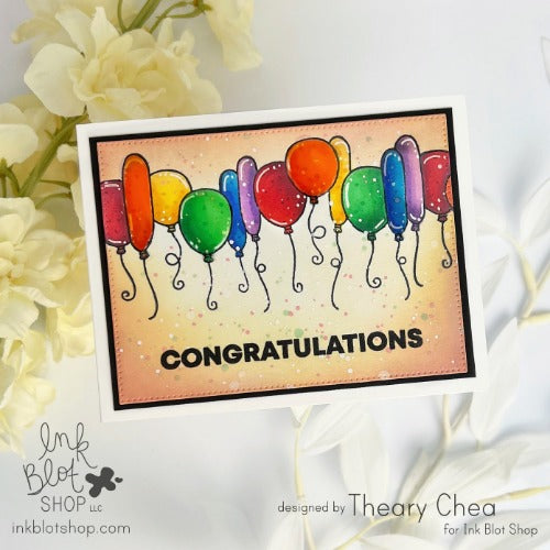 Party Borders :: 6x8 Clear Stamp Set