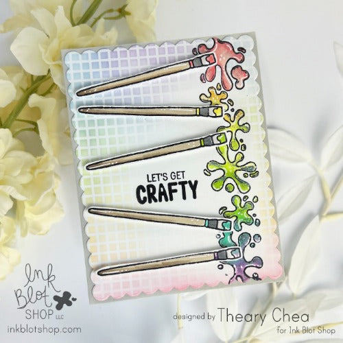 Arts & Crafts Borders :: 6x8 Clear Stamp Set