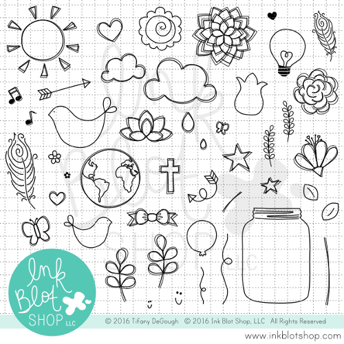 This & That :: 6x8 Clear Stamp Set
