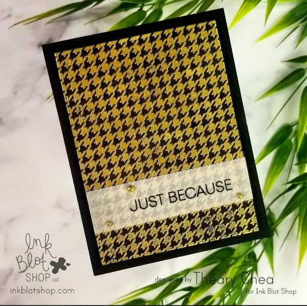 How About Houndstooth Background :: 6x6 Clear Stamp