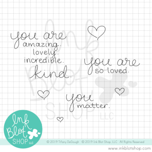 You Matter :: 3x4 Clear Stamp Set