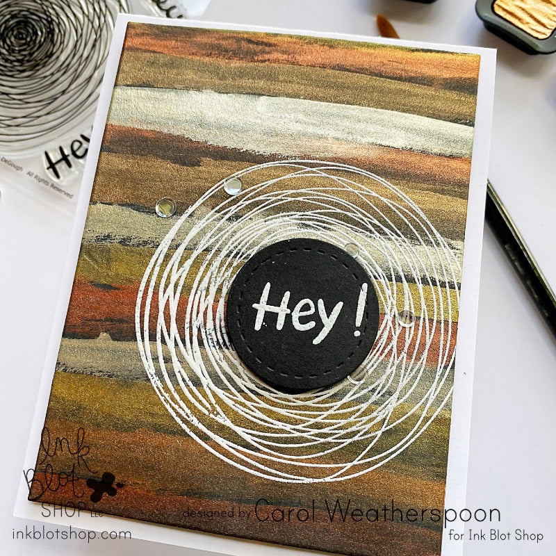 Scribble Circle :: 4x4 Clear Stamp Set