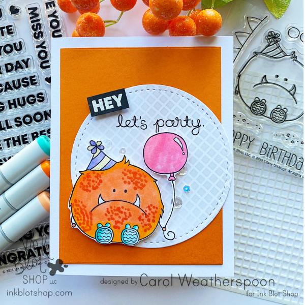 Party Monster :: 4x4 Clear Stamp Set