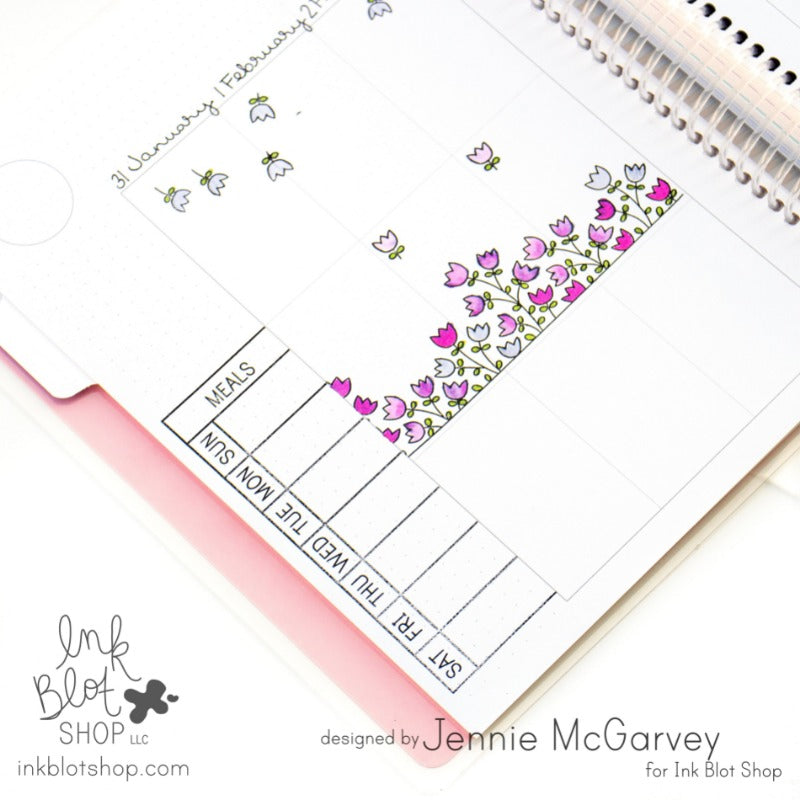 Weekly Task Bar (Calendar Builder) :: 4x6 Clear Stamp Set